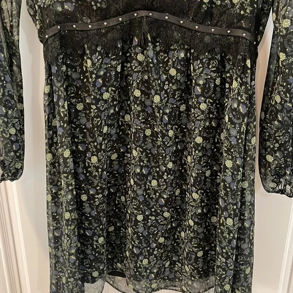 Zara Basic Floral Lace Applique Dress Size small - Picture 4 of 16